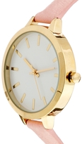 Thumbnail for your product : ASOS Large Face Slim Strap Watch