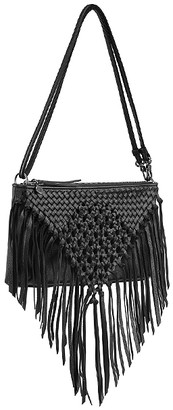 The Sak Women's Crossbodies Black - Black Filmore Convertible Leather Crossbody Bag