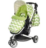 Thumbnail for your product : Obaby Chase 3 Wheeler Pushchair - Zigzag Lime