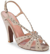 Thumbnail for your product : Valentino 110 Crystal Embellished Suede Slingback Sandal