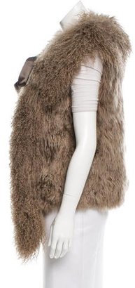 Marc Jacobs Alpaca & Mongolian Lamb Fur Vest w/ Tags