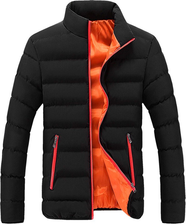 VESNIBA Mens Puffer Jacket Waterproof Royal Blue Puffer Jacket Coat Vest Mens Down Jacket Mens