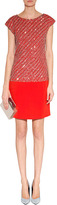 Thumbnail for your product : Collette Dinnigan Sunset Sequined Cap Sleeve Silk Dress