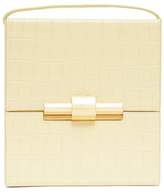 Thumbnail for your product : Bottega Veneta Cigarette Box Crocodile Effect Leather Bag - Womens - Light Yellow
