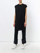 Thumbnail for your product : Rick Owens Lilies long line cap sleeve top