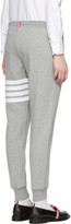 Thumbnail for your product : Thom Browne Grey Classic Four Bar Lounge Pants