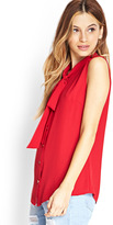 Thumbnail for your product : Forever 21 Sleeveless Self-Tie Shirt