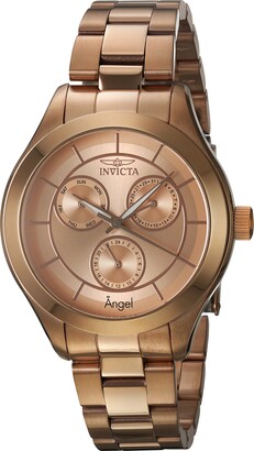 Invicta Women's Angel Stainless Steel Quartz Watch with Stainless-Steel Strap