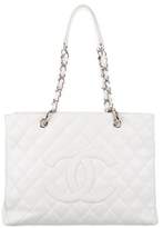 Thumbnail for your product : Chanel Caviar Grand Shopping Tote White Caviar Grand Shopping Tote