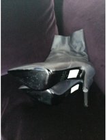 Thumbnail for your product : BA&SH Blue Leather Ankle boots