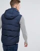 Thumbnail for your product : Jack Wills Staunton Core Down Gilet With Hood In Navy