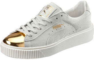 Puma Suede Creeper White Gold Sneaker