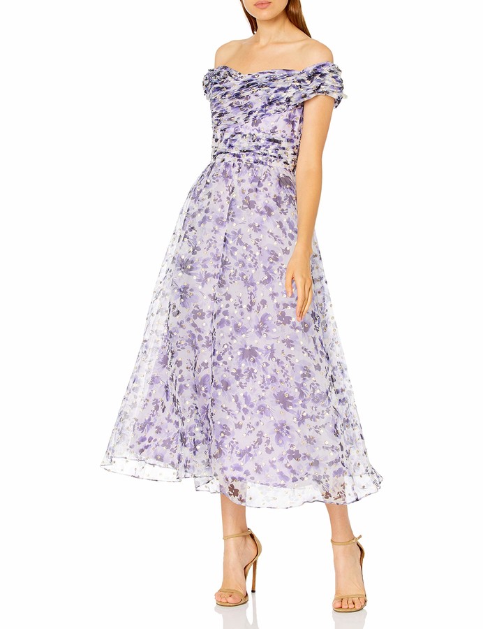 shoshanna off the shoulder dress