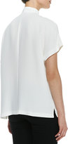 Thumbnail for your product : Lafayette 148 New York Reyn Short-Sleeve Blouse