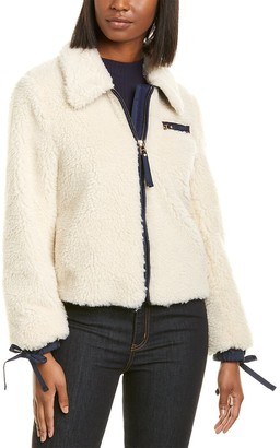 fuzzy wool jacket