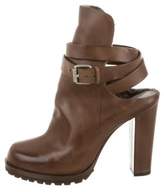 Thumbnail for your product : Brunello Cucinelli Cutout Ankle Boots w/ Tags Brown Cutout Ankle Boots w/ Tags