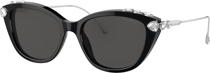 Swarovski SK 6010 103887 53mm Womens Cat-Eye Sunglasses