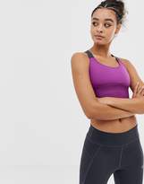 Thumbnail for your product : Calvin Klein Performance sports bra in pruple