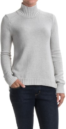 Lilla P Novelty Stitch Turtleneck Sweater (For Women)