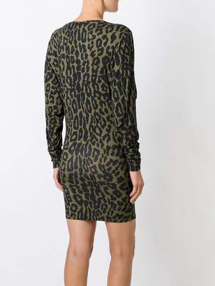 Alexandre Vauthier leopard print dress