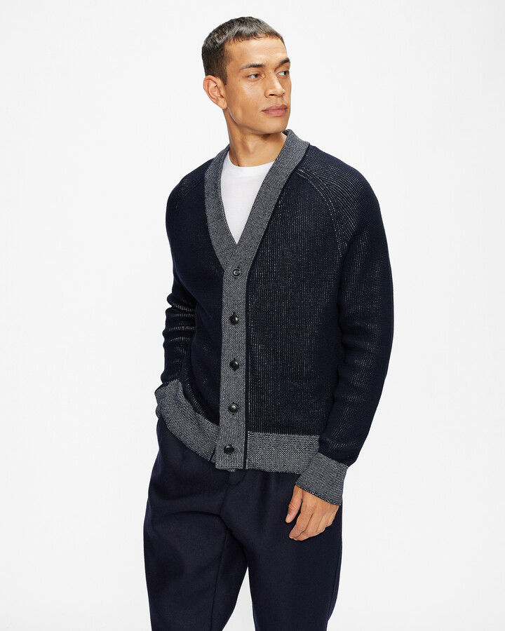 buffalo plaid cardigan sweater