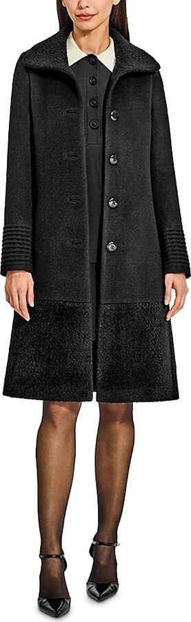 Sentaler Boucle Empire Waist A Line Coat