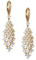 Thumbnail for your product : Adriana Orsini Leia Crystal & 18K Goldplated Drop Earrings