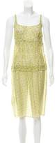 Thumbnail for your product : Calvin Klein Collection Printed Silk Midi Dress