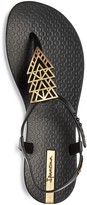 Thumbnail for your product : Ipanema Deco Metallic Motif T-Strap Sandals
