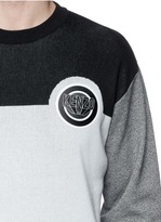 Thumbnail for your product : Nobrand Logo colourblock cotton sweater