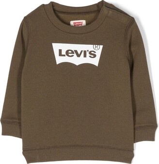 Levi's Logo-Print Crew-Neck Sweatshirt