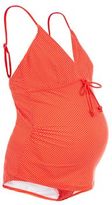 Thumbnail for your product : New Look Mamalicious Red Polka Dot Tankini