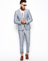 Thumbnail for your product : ASOS Slim Fit Blazer In 100% Linen
