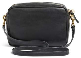 Clare Vivier Midi Sac Leather & Genuine Calf Hair Shoulder Bag