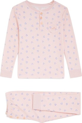 Marie Chantal Marie-Chantal Love Heart Print Pyjama Set (2-10 Years)