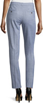 Thumbnail for your product : Michael Kors Straight-Leg Ankle Pants, Heather Gray