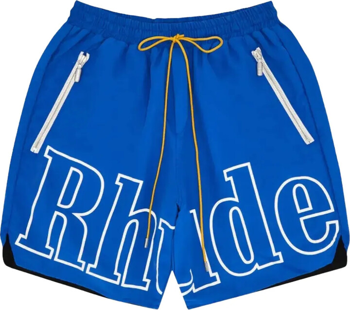 Rhude Logo-Print Swim Shorts