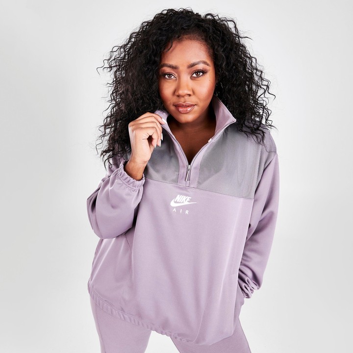 Nike Women's Air Quarter-Zip Sweatshirt (Plus Size) - ShopStyle