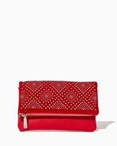 Thumbnail for your product : Charming charlie Studded Illusion Foldover Clutch
