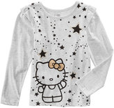 Thumbnail for your product : Hello Kitty Stars Glitter T-Shirt, Little Girls