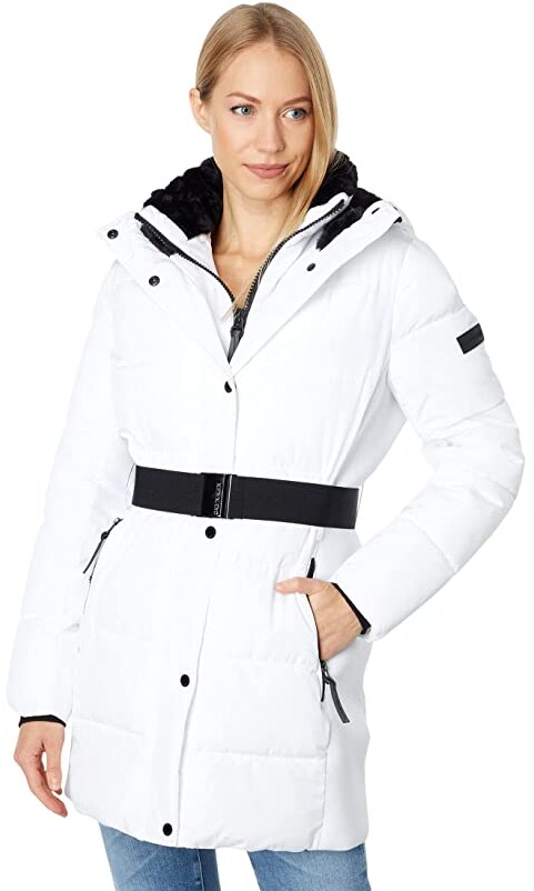 calvin klein plus coats