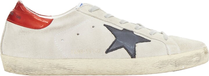 Golden Goose Superstar Suede Distressed Sneakers