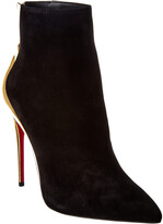 Thumbnail for your product : Christian Louboutin Delicotte 100 Suede Bootie