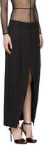Thumbnail for your product : Saint Laurent Black Deconstructed Skirt