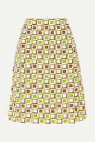Thumbnail for your product : Prada Printed Cotton Skirt