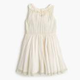 Thumbnail for your product : J.Crew Girls' pleated ruffle dress in crinkle chiffon