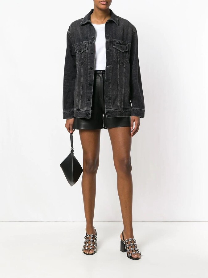 Alexander Wang Dazed Grey Denim Jacket