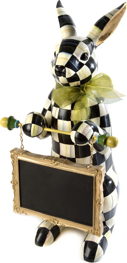 Mackenzie Childs Courtly Check Menu Rabbit