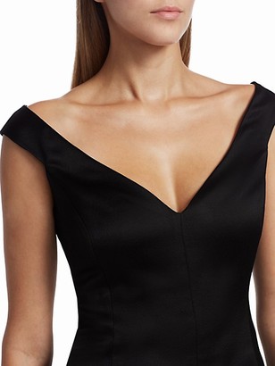 Theory Paneled Off-The-Shoulder Top