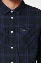 Thumbnail for your product : RVCA Payne Plaid Flannel Long Sleeve Button Up Shirt.
